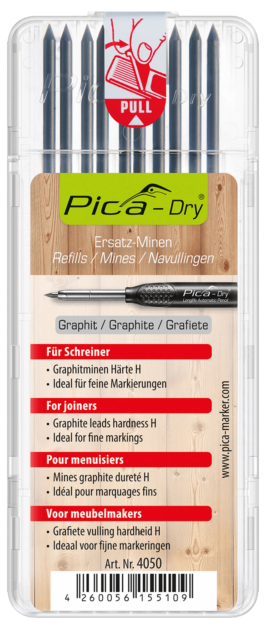 Pica DRY Long-life Refill (Graphite) 4030