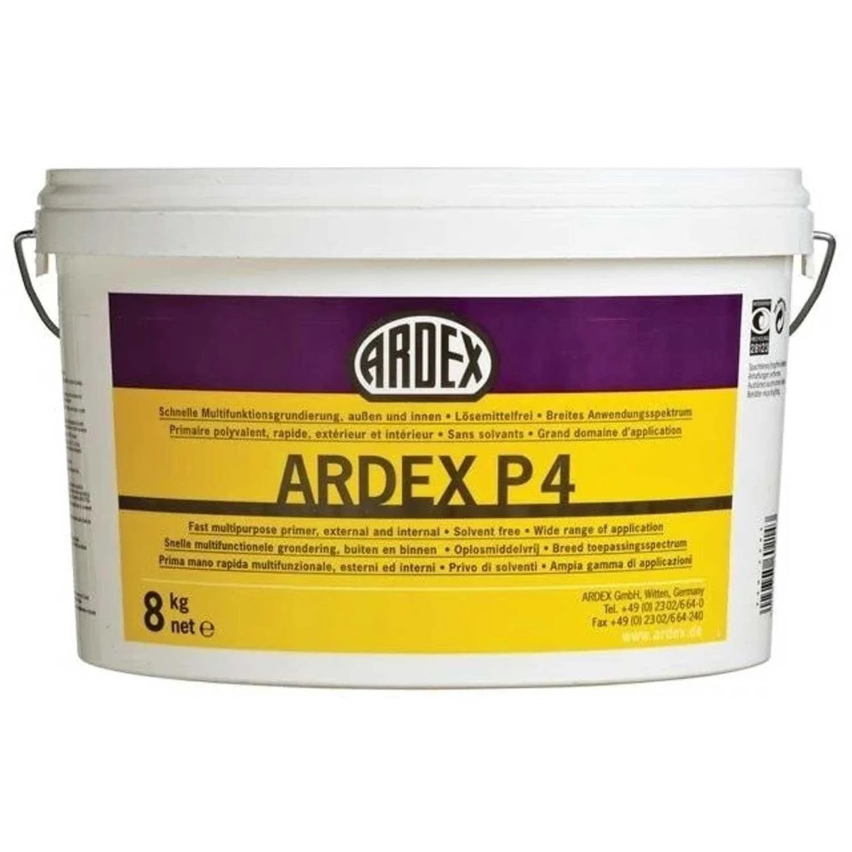 Ardex P4 Rapid Drying Multi Purpose Primer 8kg (18477)