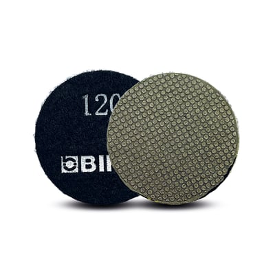 Bihui Electroplated Mini Polishing Pad 50mm 120 Grit BU-AGMEP2