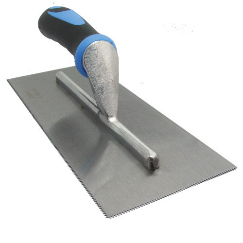 Genesis Square Notched Tiling Trowels, With Soft Grip. (Choice of Notch Size)
