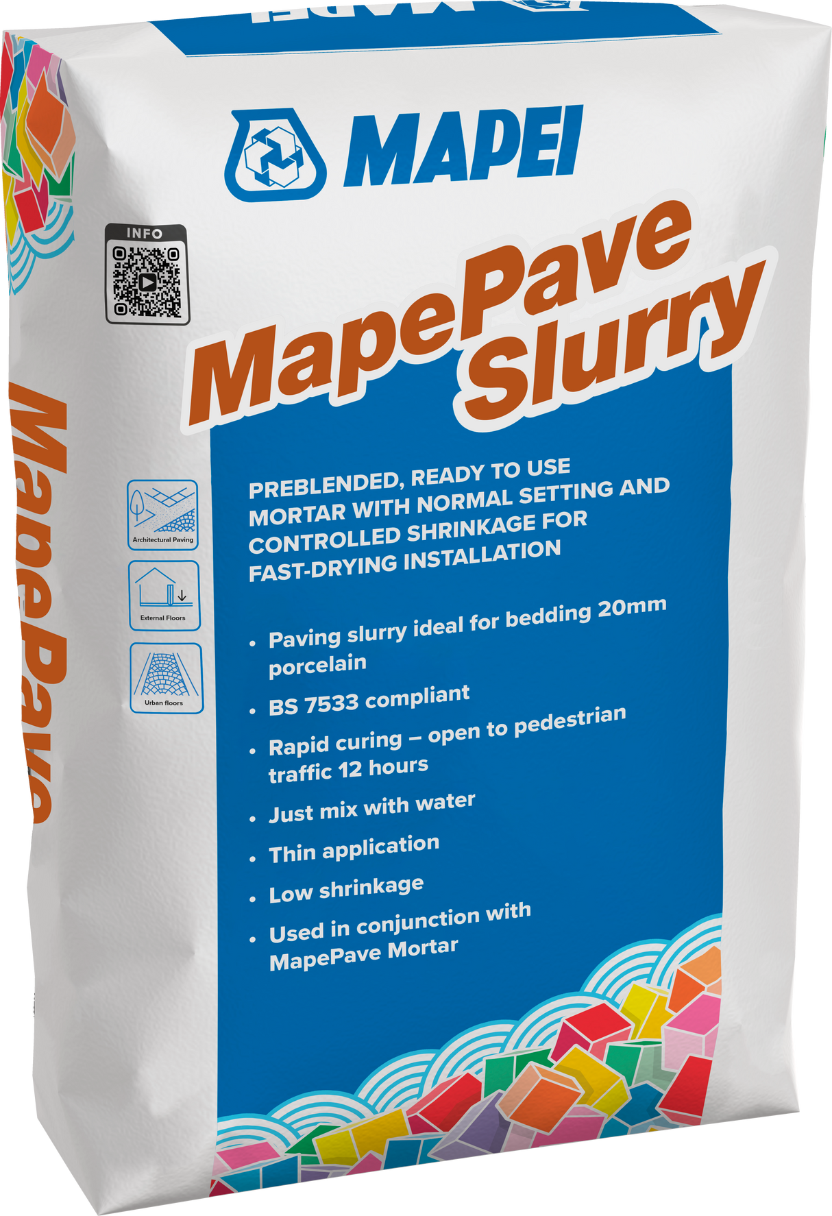 Mapei Mapepave Slurry Primer & Bonding Agent for Porcelain Paving. 0243620