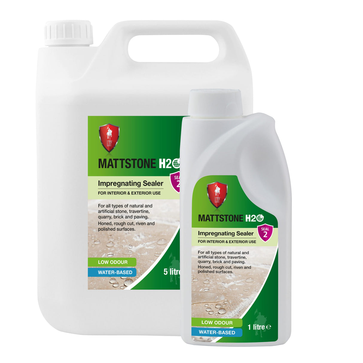 LTP Mattstone H20 Natural Finish Impregnating Sealer. (Choice of Size).