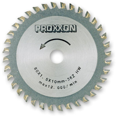 Proxxon TCT Replacement Blade for KGS 80 Perfect for Aluminium Trims 702068