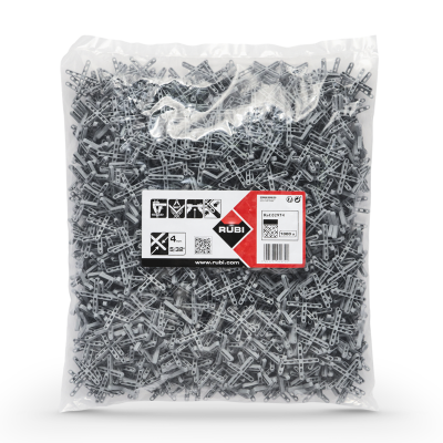 Rubi 4mm Long Leg Cross Spacers (1000) 02974