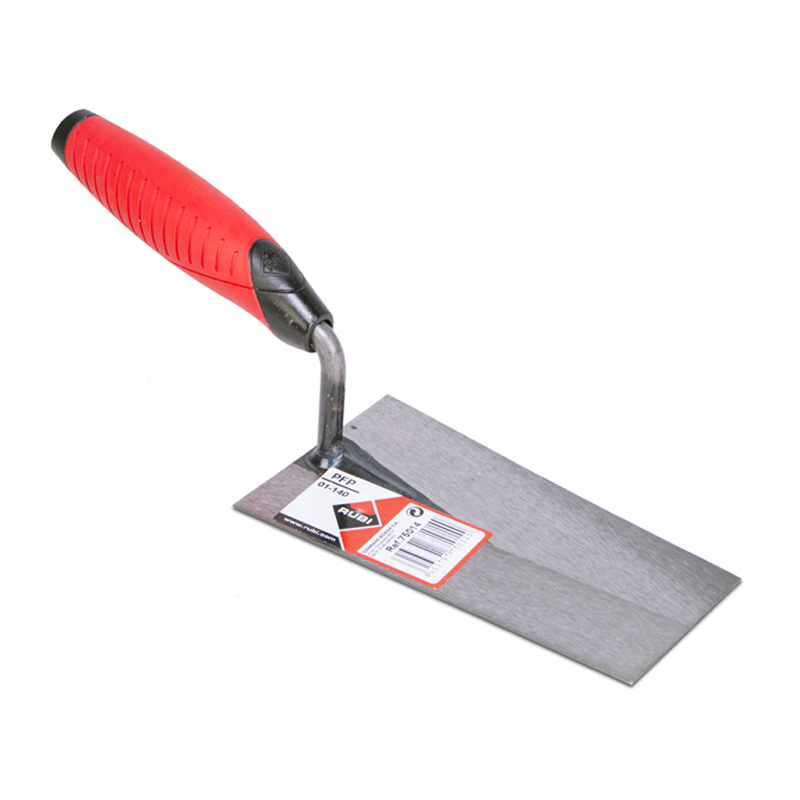 Rubiflex Flat Nose bucket trowel. 200mm x 110mm 75420