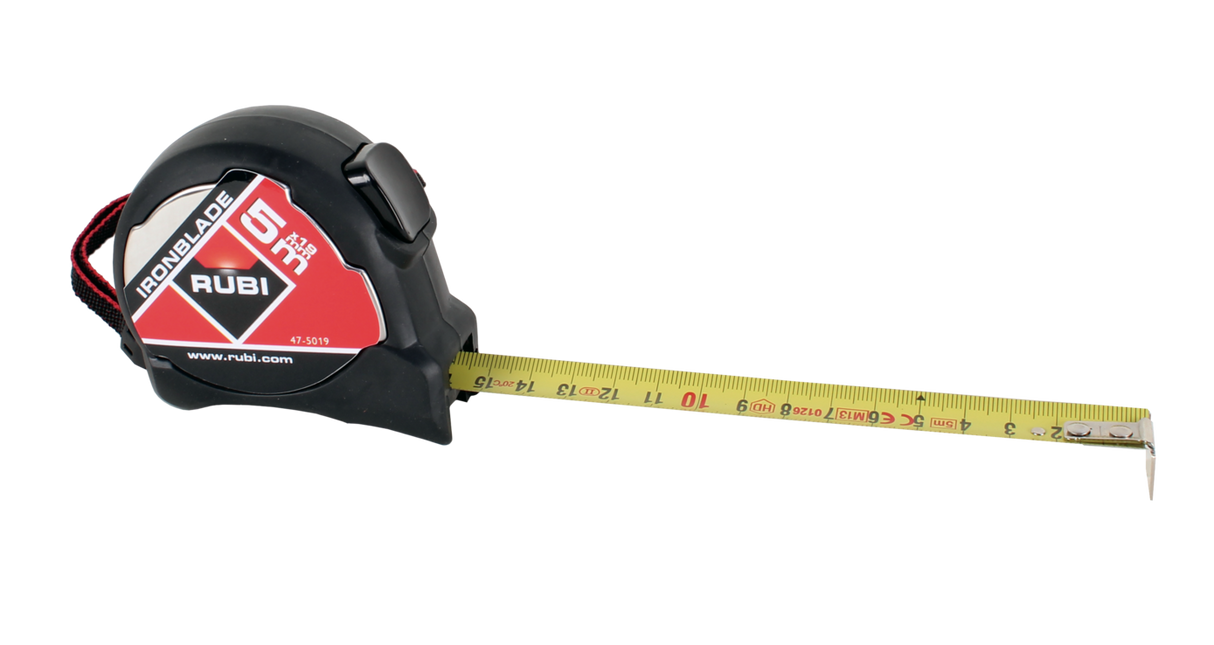 Rubi IRONBLADE 5m Measuring Tape. 75909