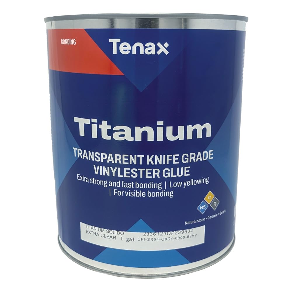 Tenax Titanium Knife Grade Extra Clear 1000ml With Hardener