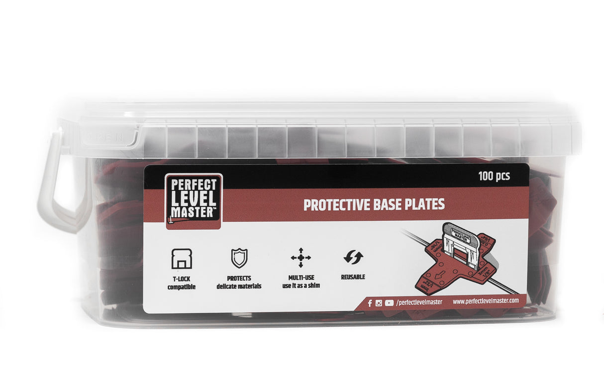 T-LOCK PROTECTIVE BASE PLATES (100 PCS BAG)