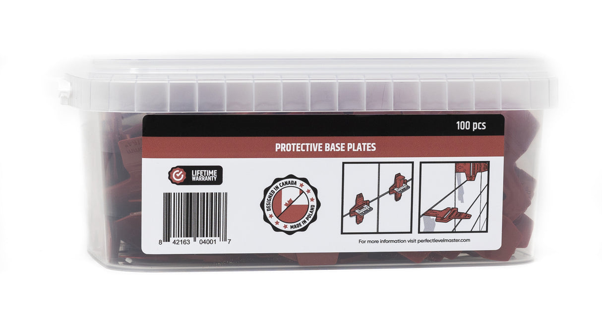 T-LOCK PROTECTIVE BASE PLATES (100 PCS BAG)
