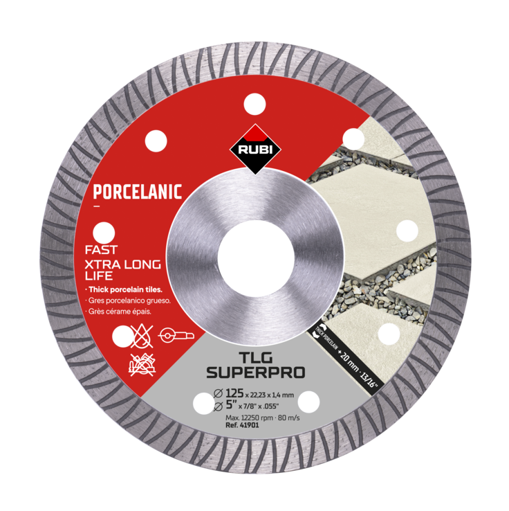 Rubi TLG Landscaping Diamond Cutting Blade for Angle Grinder 41901