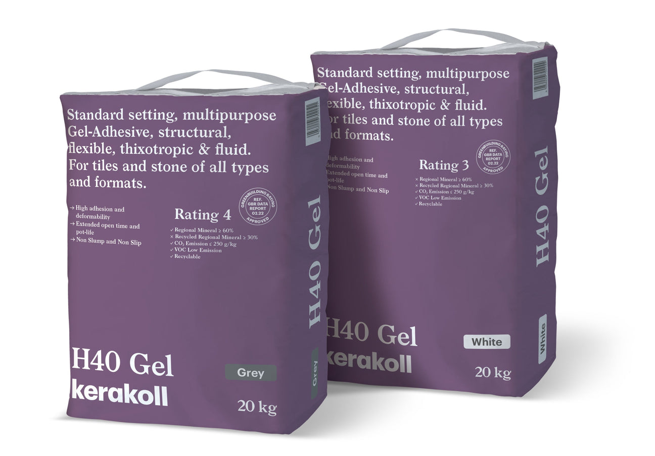 Kerakoll H40 S1 Standard Setting GREY Tile Adhesive (Choice of Quantities)