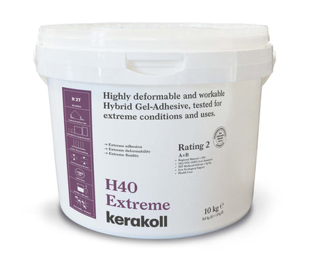 Kerakoll H40 Extreme Flexibility Two Part Rapid Setting Tile Adhesive 10kg (Choice of Quantities)