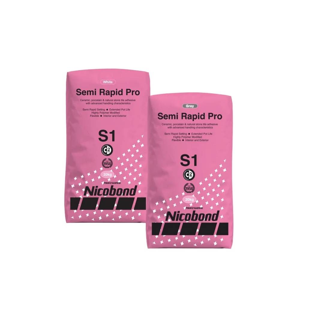 Nicobond Semi Rapid Pro S1 Tile Adhesive GREY (Choice of Quantities)