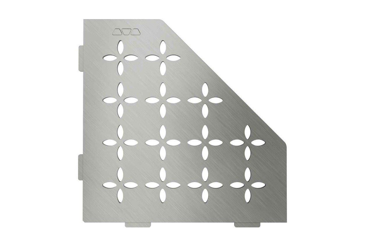 Schluter SHELF-E-S2 Trendline Textured Aluminium FLORAL Design Tile In Shelf