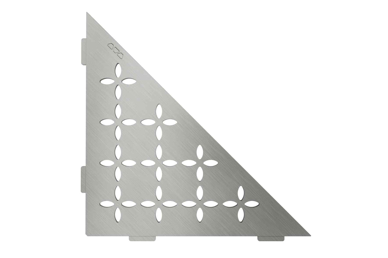Schluter SHELF-E-S1 Trendline Textured Aluminium FLORAL Design Tile In Shelf