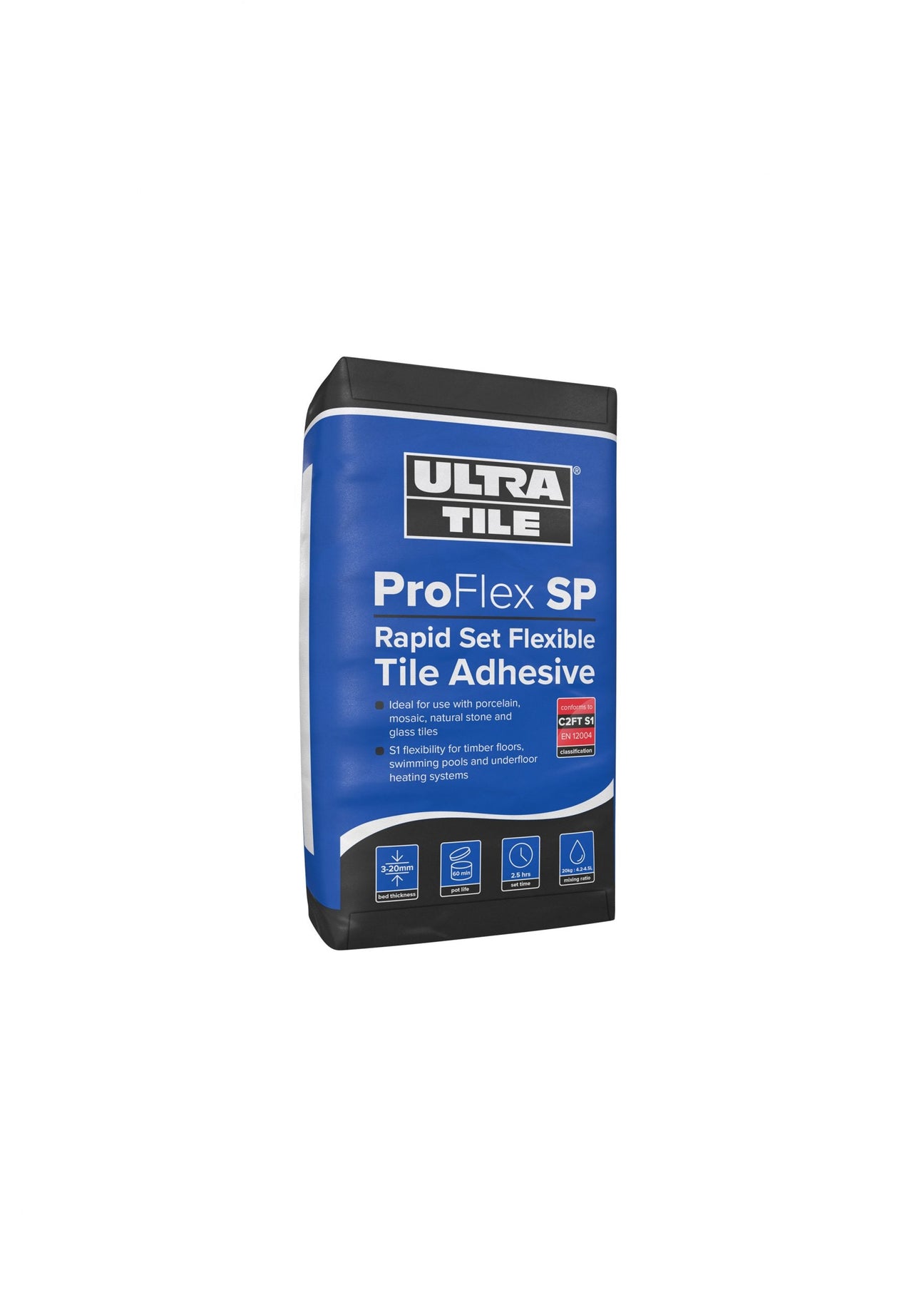 Ultra ProFlex Rapid Setting Tile Adhesive WHITE (Choice of Quantities)