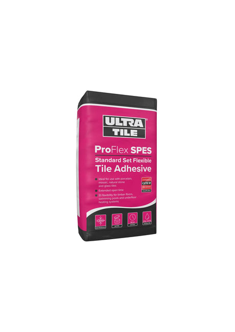 Ultra SPES Standard Setting Tile Adhesive GREY (Choice of Quantities)