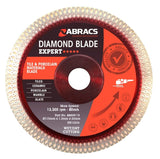 Abracs EXPERT Dry Diamond Tile and Porcelain Cutting Blade. (250mm x 1.8mm x 30.0/25.4mm) ABDCR250