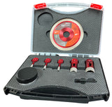 Abracs 8 piece M14 Diamond Tile Drill & Blade Set. TDM14SET8