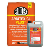 Ardex ARDITEX CL PLUS+ Fibre Reinforced Moisture Tolerant Levelling & Smoothing Compound 20kg (Bag & Bottle)