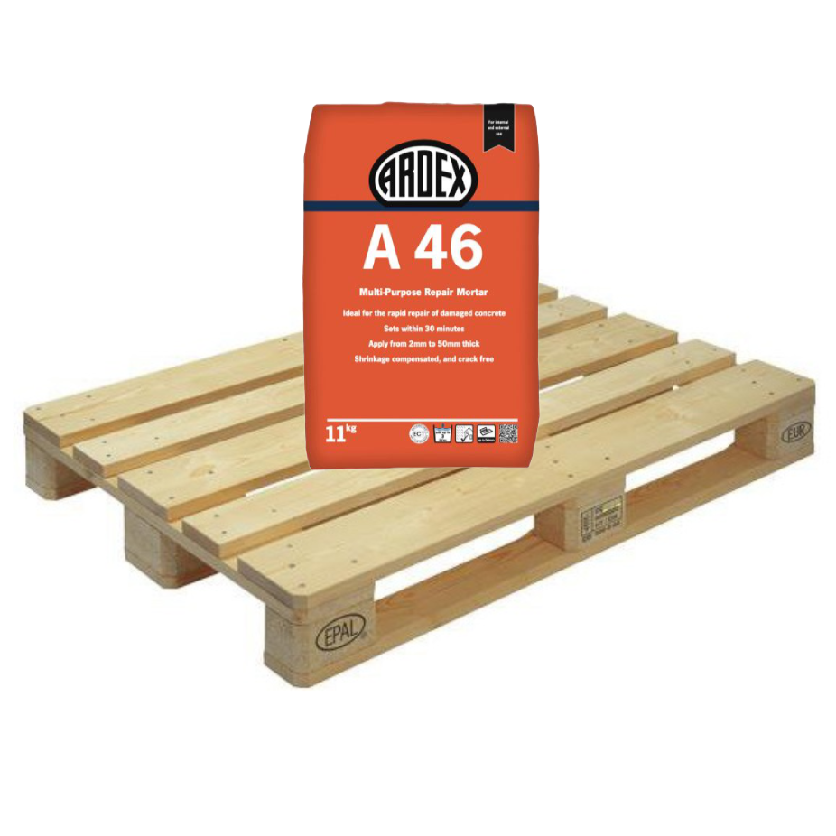 Ardex A46 Multi Purpose Repair Mortar (12 Bag Pallet Tail Lift)