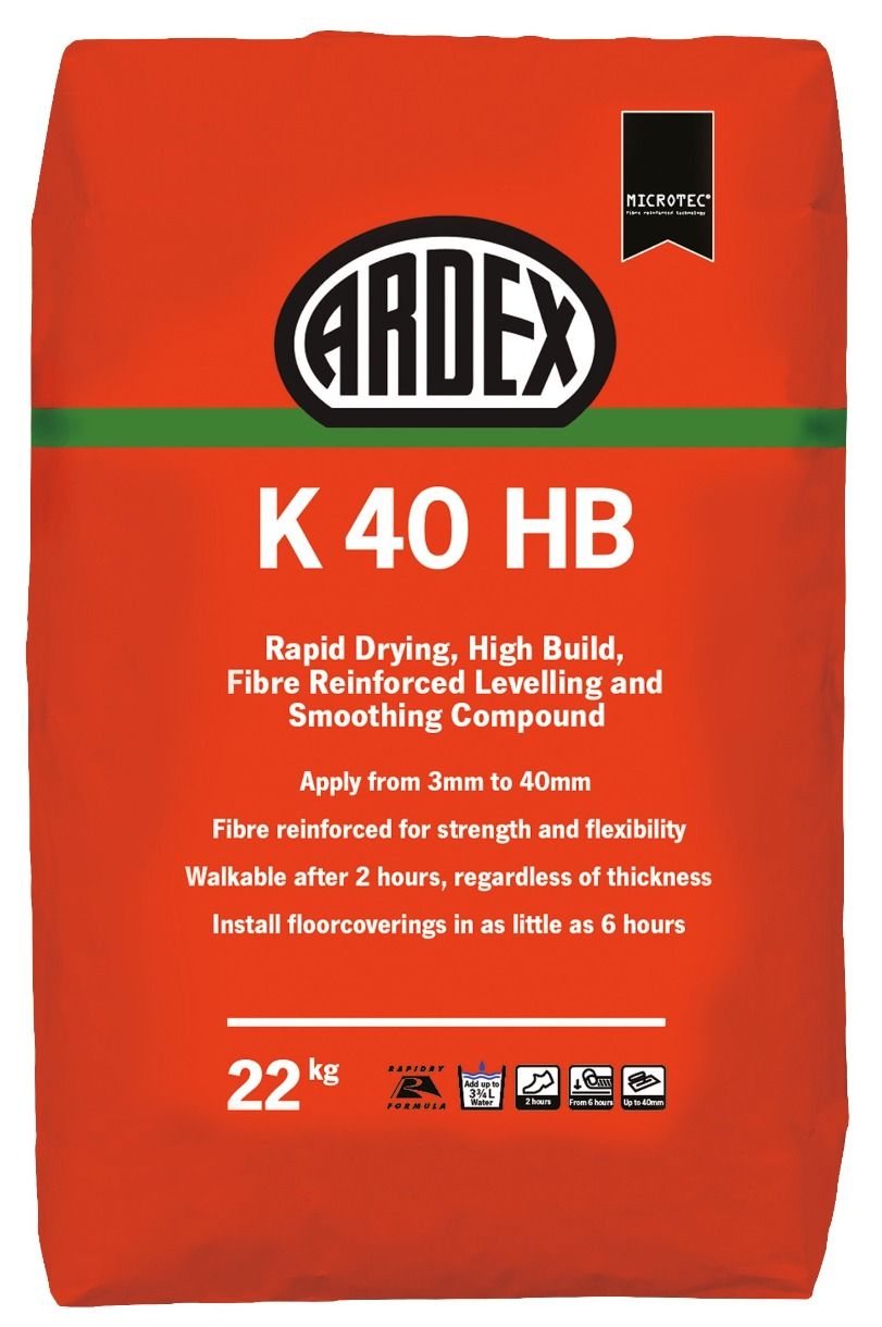 Ardex K40 HB High Build Levelling Compound (Choice of Quantity)