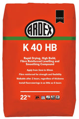 Ardex K40 HB High Build Levelling Compound (Choice of Quantity)