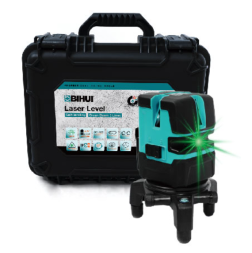 BIHUI Self-Levelling 5 Lines Laser Level Green Beams. BU-LLG05