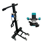 Bihui Concrete Grinder (BU-CG1900) with Adjustable Stand (BU-CGWS19) Package.