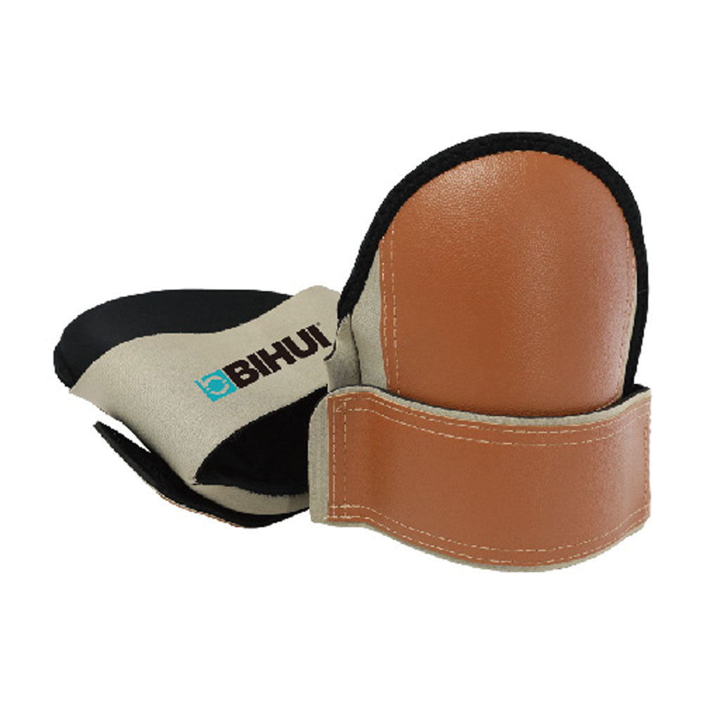 BIHUI Neoprene Leatherette XL Knee-Pads. (BU-BLKP)