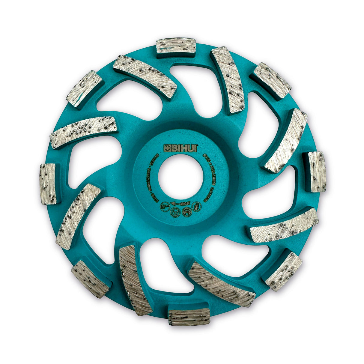 BIHUI Turbo Diamond Grinding Wheel #35/40 Grit 125mm BU-DCWF5