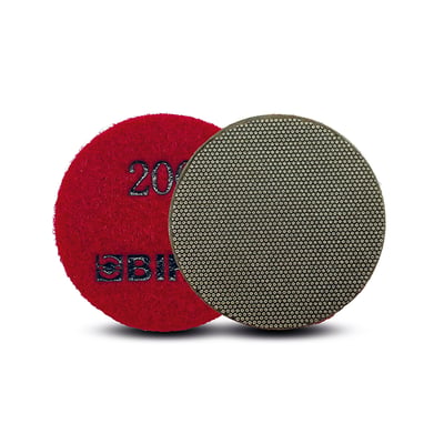 Bihui Electroplated Mini Polishing Pad 50mm 200 Grit BU-AGMEP3