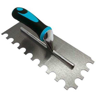 Bihui Soft Grip Carbon Steel Trowel (Choice of Notch Size)