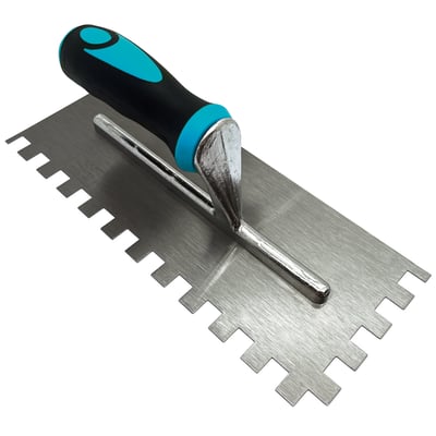 Bihui Soft Grip Carbon Steel Trowel (Choice of Notch Size)