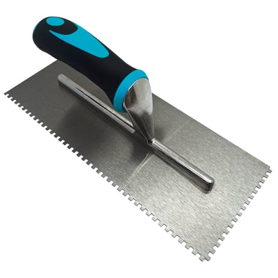 Bihui Soft Grip Carbon Steel Trowel (Choice of Notch Size)
