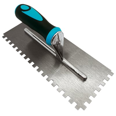 Bihui Soft Grip Carbon Steel Trowel (Choice of Notch Size)