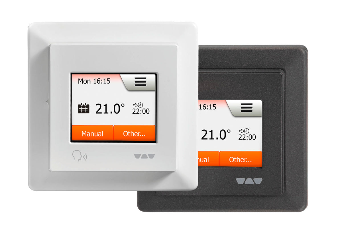 Schluter DITRA-HEAT-E-R6 Touchscreen Digital Wi-Fi Thermostat. (Choice of Colour)