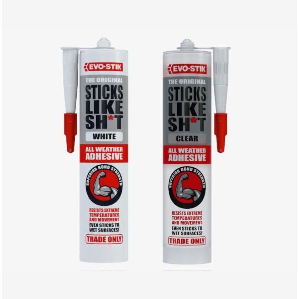 EVO Stik sticks like sh*t white 290ml (Choice of Quantity)