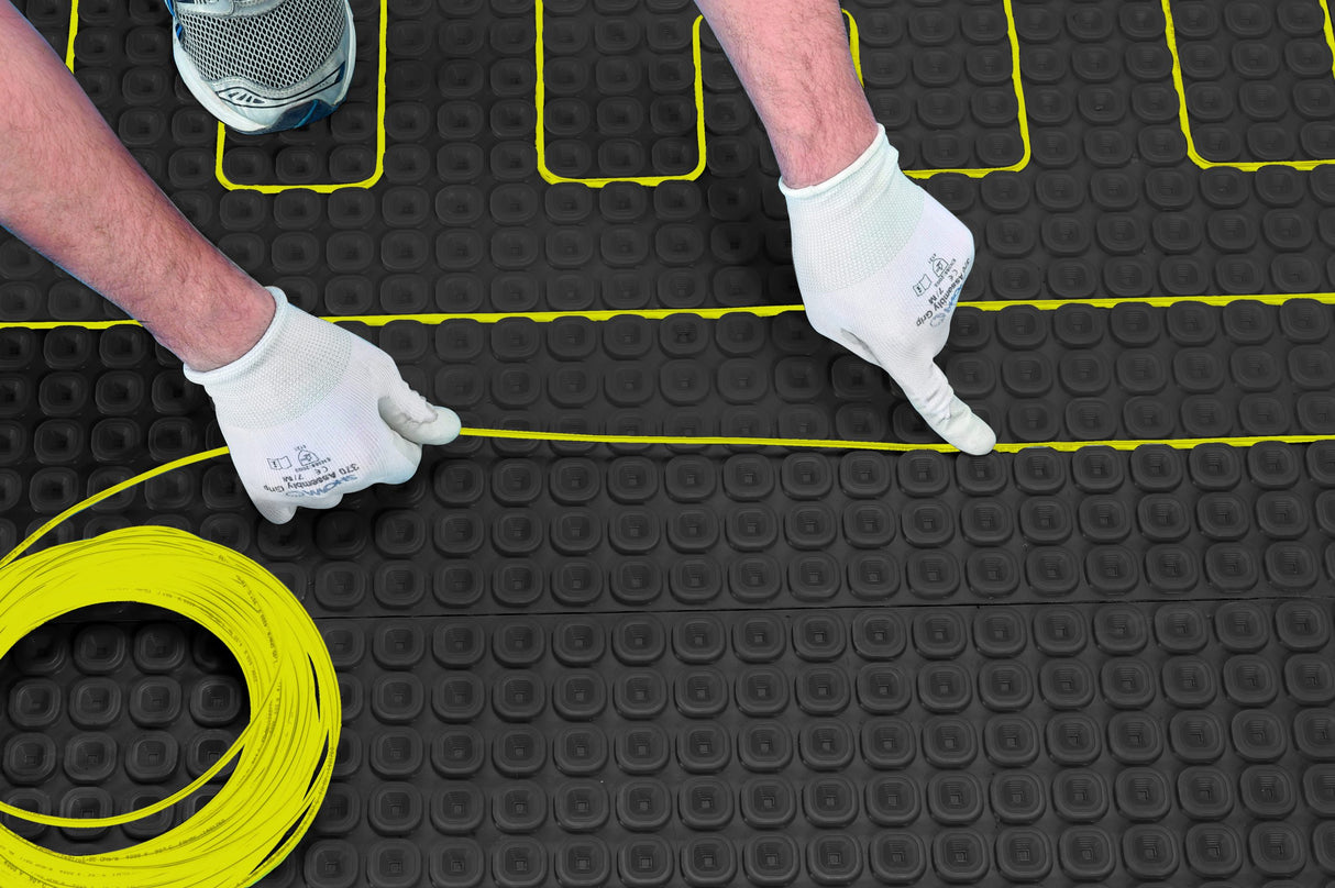 Amber Heating Loose Lay Heating Cables. FOR PRIMARY HEATING. (2.3m Cold Tail Length) Choice of Cable Length