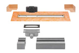 K-Line G3 Horizontal Linear OFFSET Drain 700mm V4A