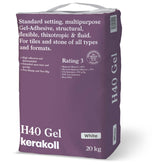 Kerakoll H40 Gel Adhesive Standard Set S1 Tile Adhesive WHITE 20kg