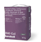 Kerakoll H40 Gel Adhesive Standard Set S1 Tile Adhesive GREY 20kg