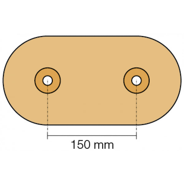Schluter KERDI-MV Prefabricated Waterproofing Collar (15mm DOUBLE OUTLET)