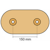Schluter KERDI-MV Prefabricated Waterproofing Collar (15mm DOUBLE OUTLET)