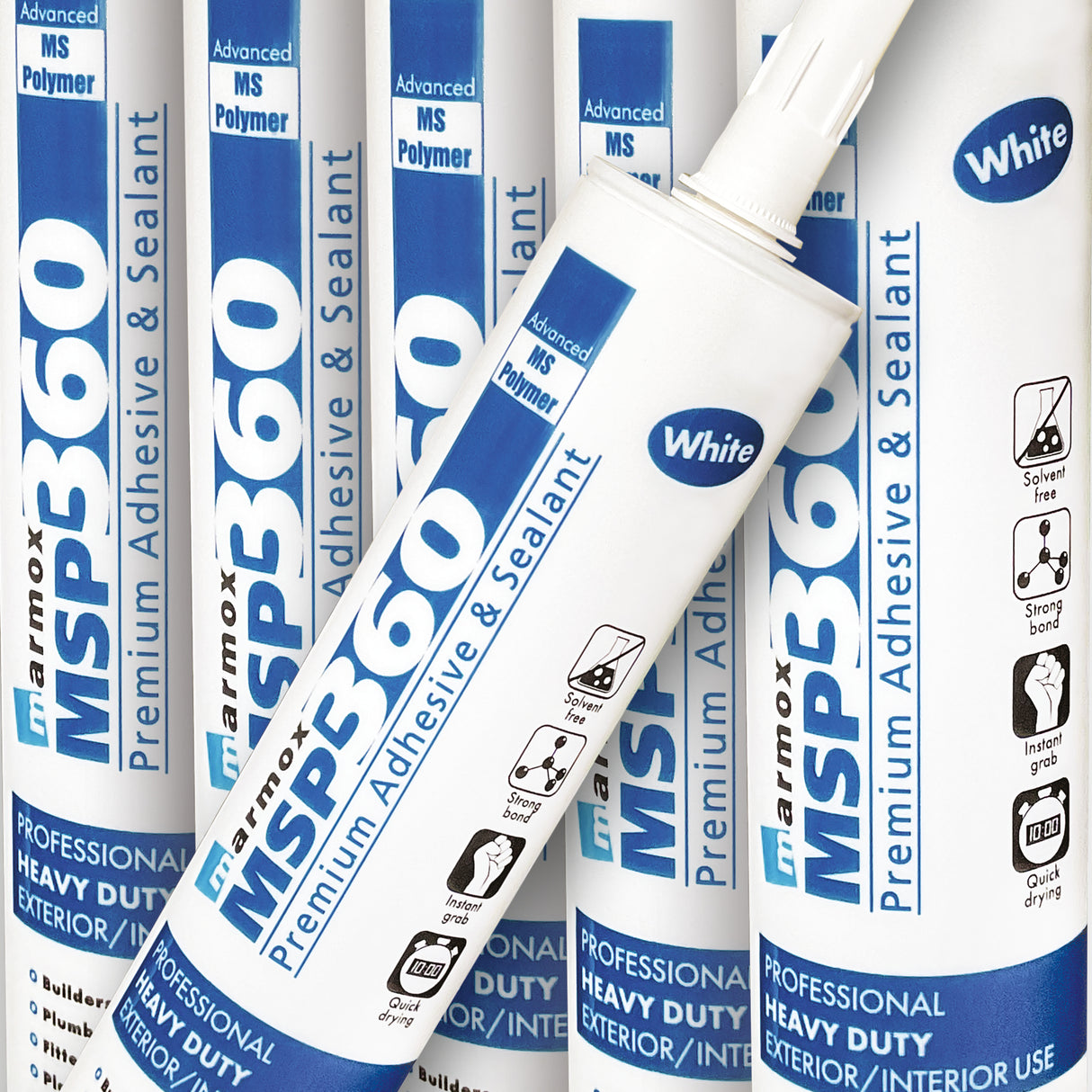 Marmox MSP360 Premium Adhesive-Sealant All In One (Choice of Colour) 290ml
