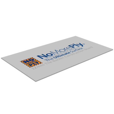 No More Ply Pre-Primed 6mm Tile Backer Board. 1200mm x 600mm = 0.72m2 (5600).