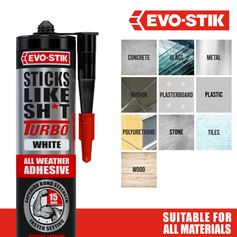 EVO Sticks sticks like sh*t turbo white 290ml (Choice of Pack Size)