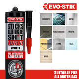 EVO Sticks sticks like sh*t turbo white 290ml (Choice of Pack Size)