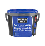 Ultra ProSuper White Highly Flexible Acrylic Wall Tile Adhesive 15kg