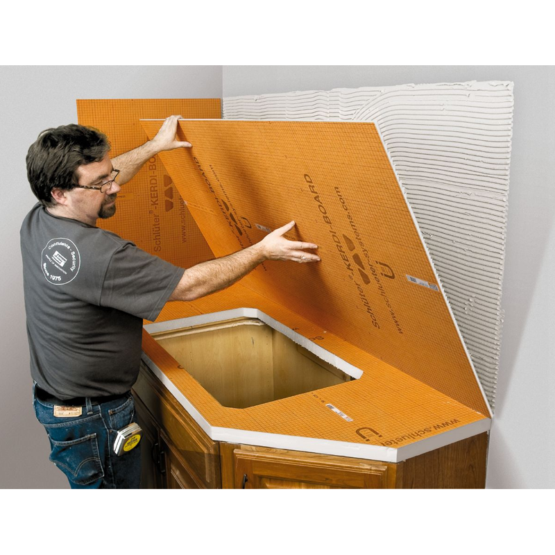 Schluter KERDI-BOARD- LONG (62.5cm x 260cm) Choice of Thickness